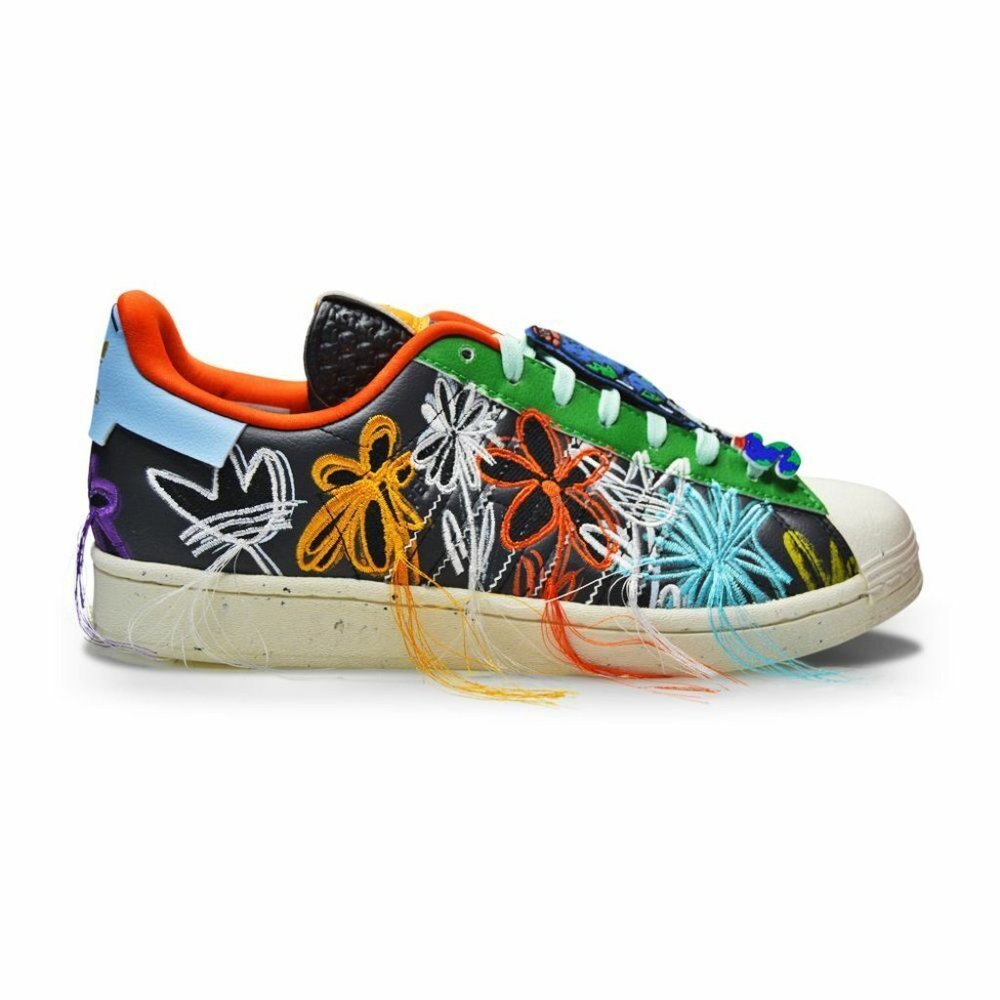 Mens Sean Wotherspoon x Adidas Superstar AEC Super Earth GX3823 Black US 11 - Picture 4 of 10